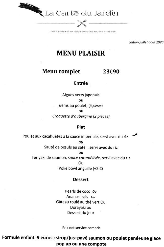 Jardin du Pré Fleuri -Bar Restaurant asiatique Lyon Villeurbanne - Menu Image 4